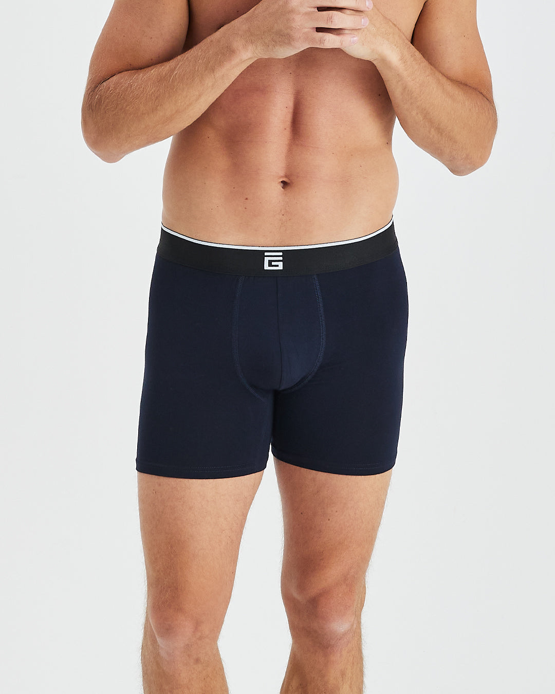 Bamboo Boxers - Blue, White, Grey - 3 Pack
