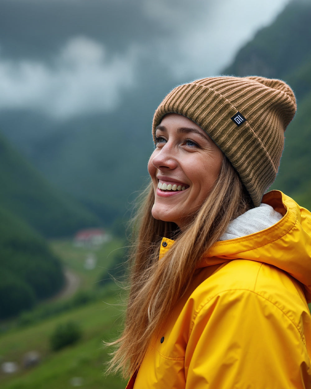 Waterproof Beanie Hat - Sand
