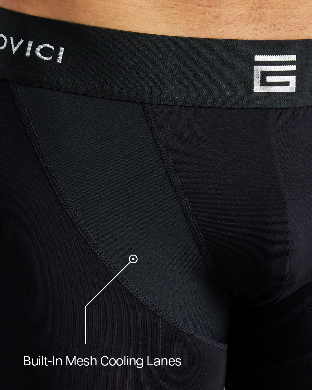 Hyper-Cool™ Bamboo Boxers - Black