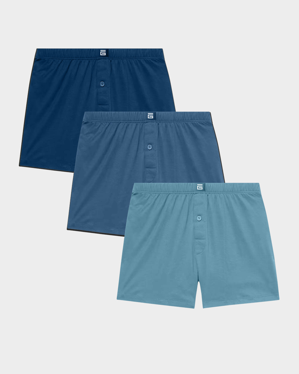 Soft Jersey Cotton Loose Fit Boxers (3 Pack)