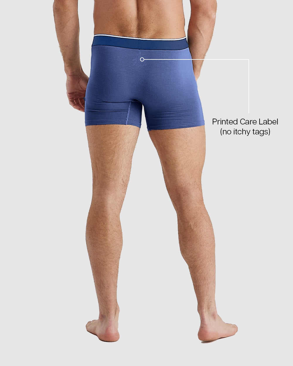 Bamboo Boxers - Mixed Blue - 3 Pack