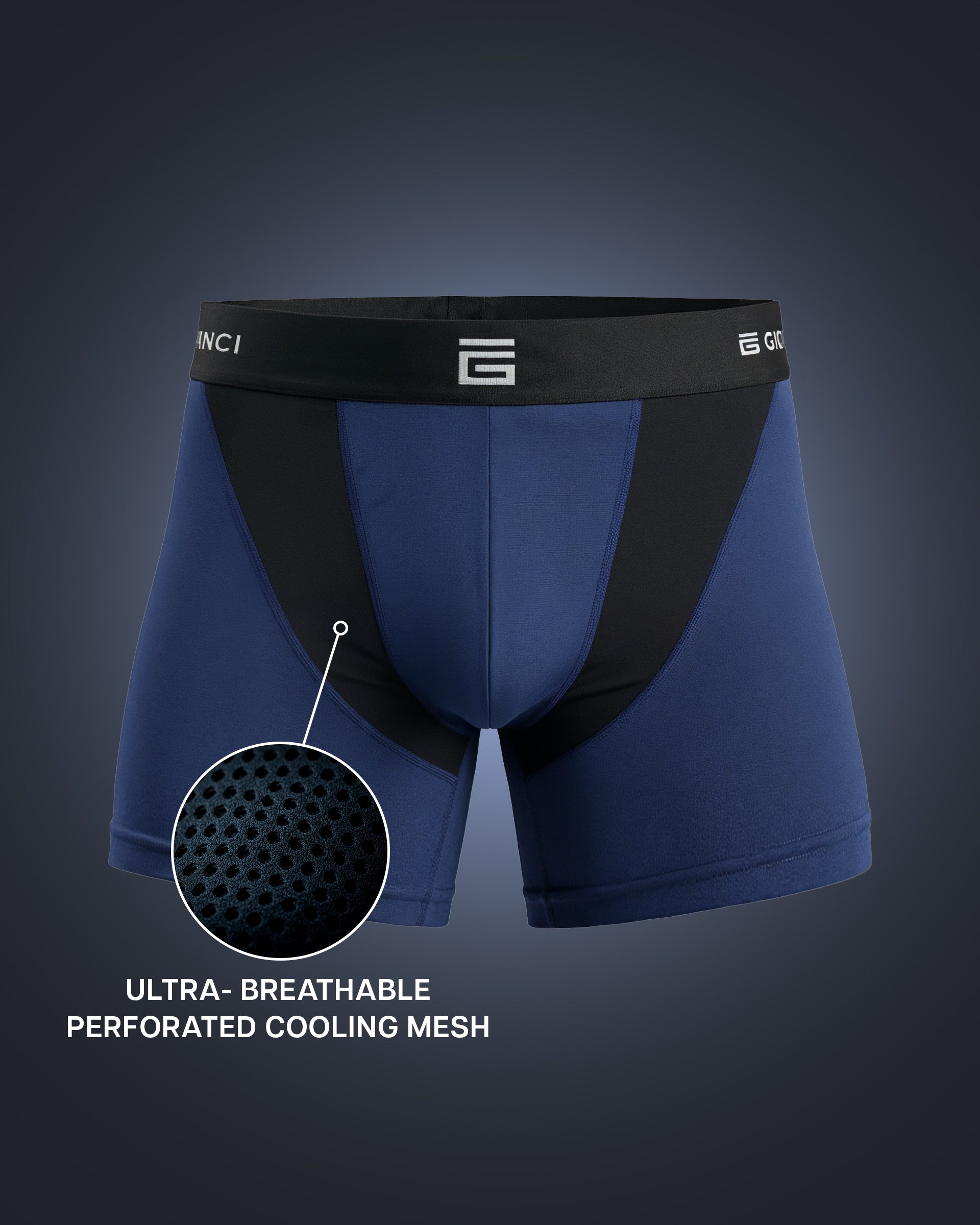 Hyper-Cool™ Bamboo Boxers - Blue