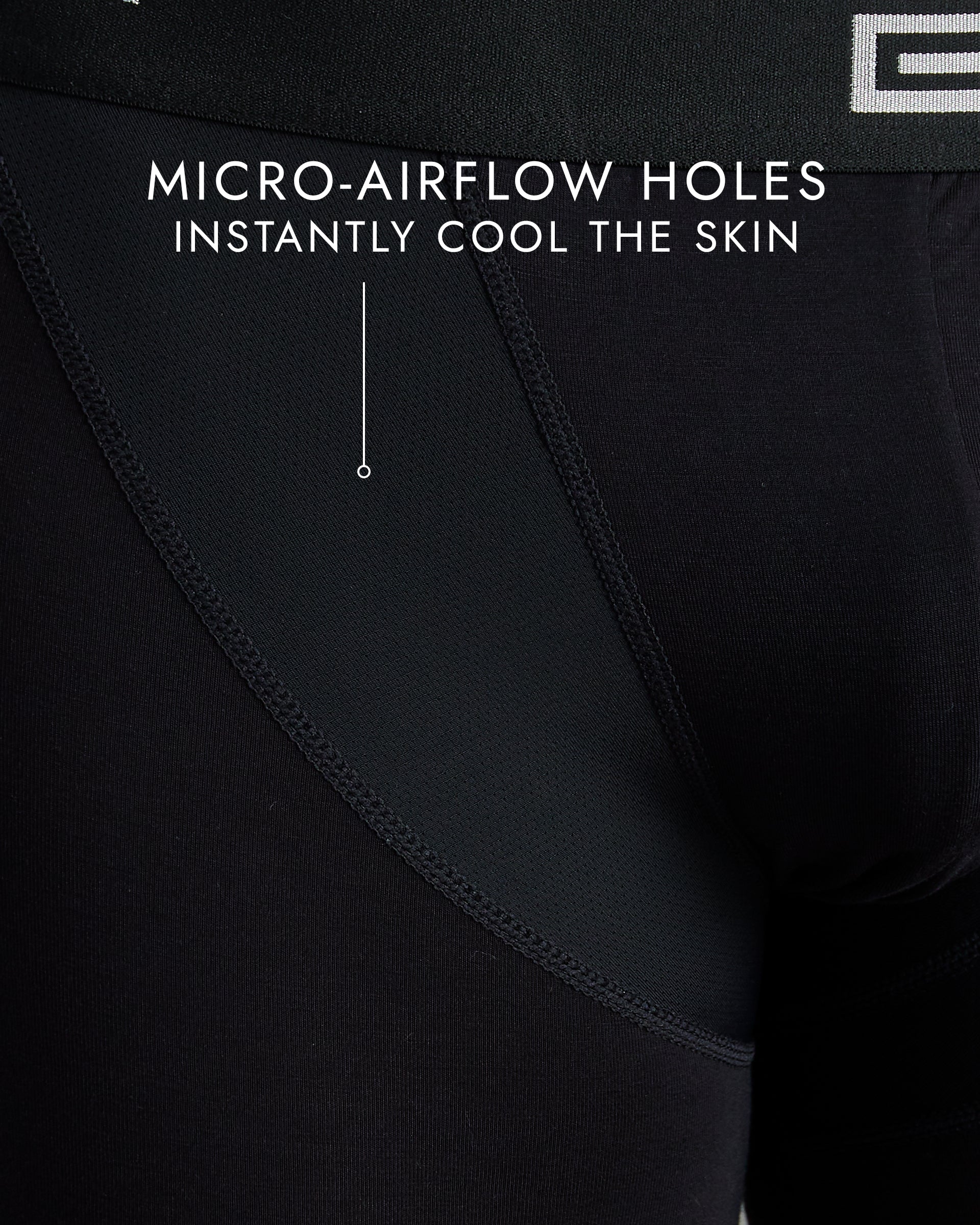 Hyper-Cool™ Bamboo Boxers - Black