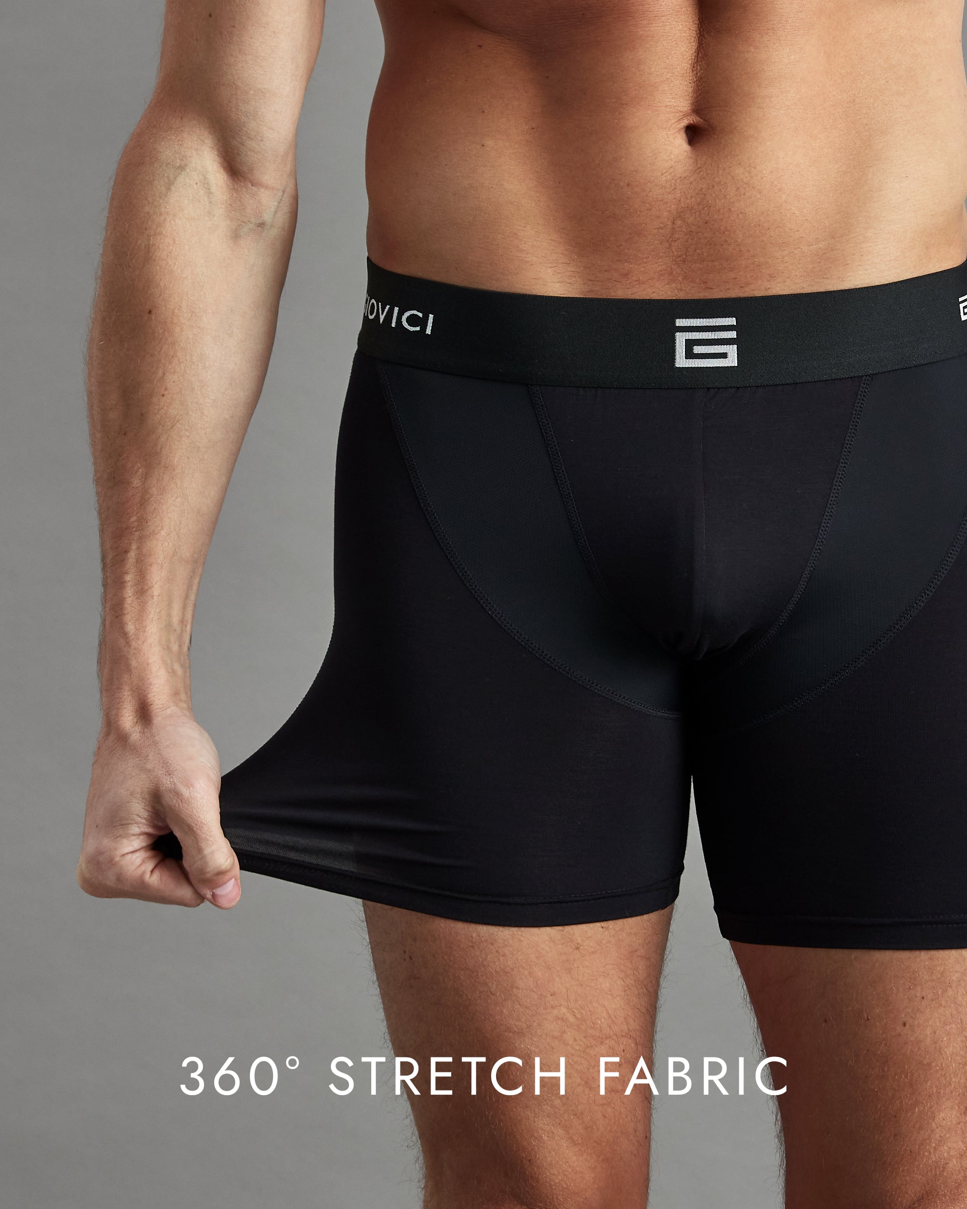 Hyper-Cool™ Bamboo Boxers - Black