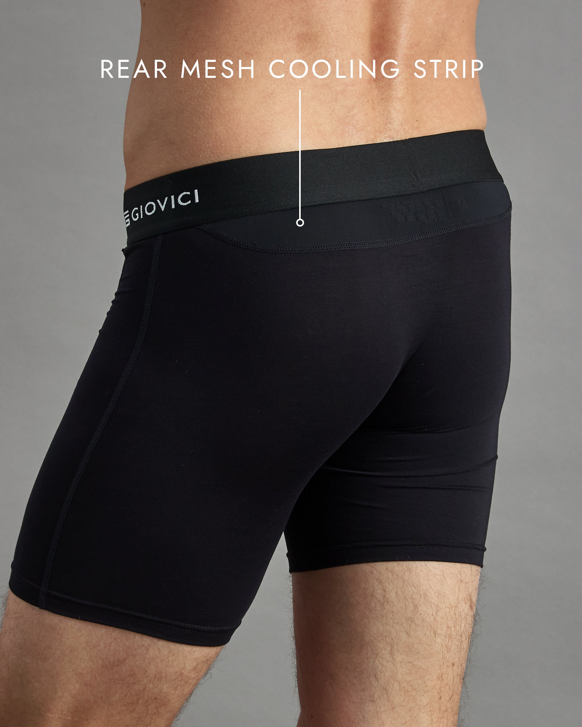 Hyper-Cool™ Bamboo Boxers - Black