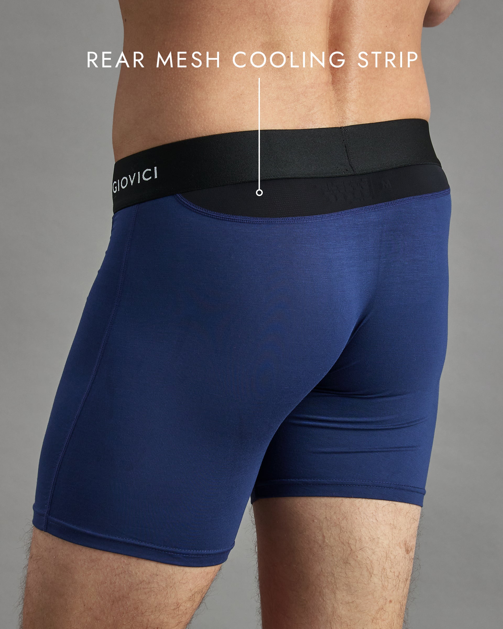 Hyper-Cool™ Bamboo Boxers - Blue