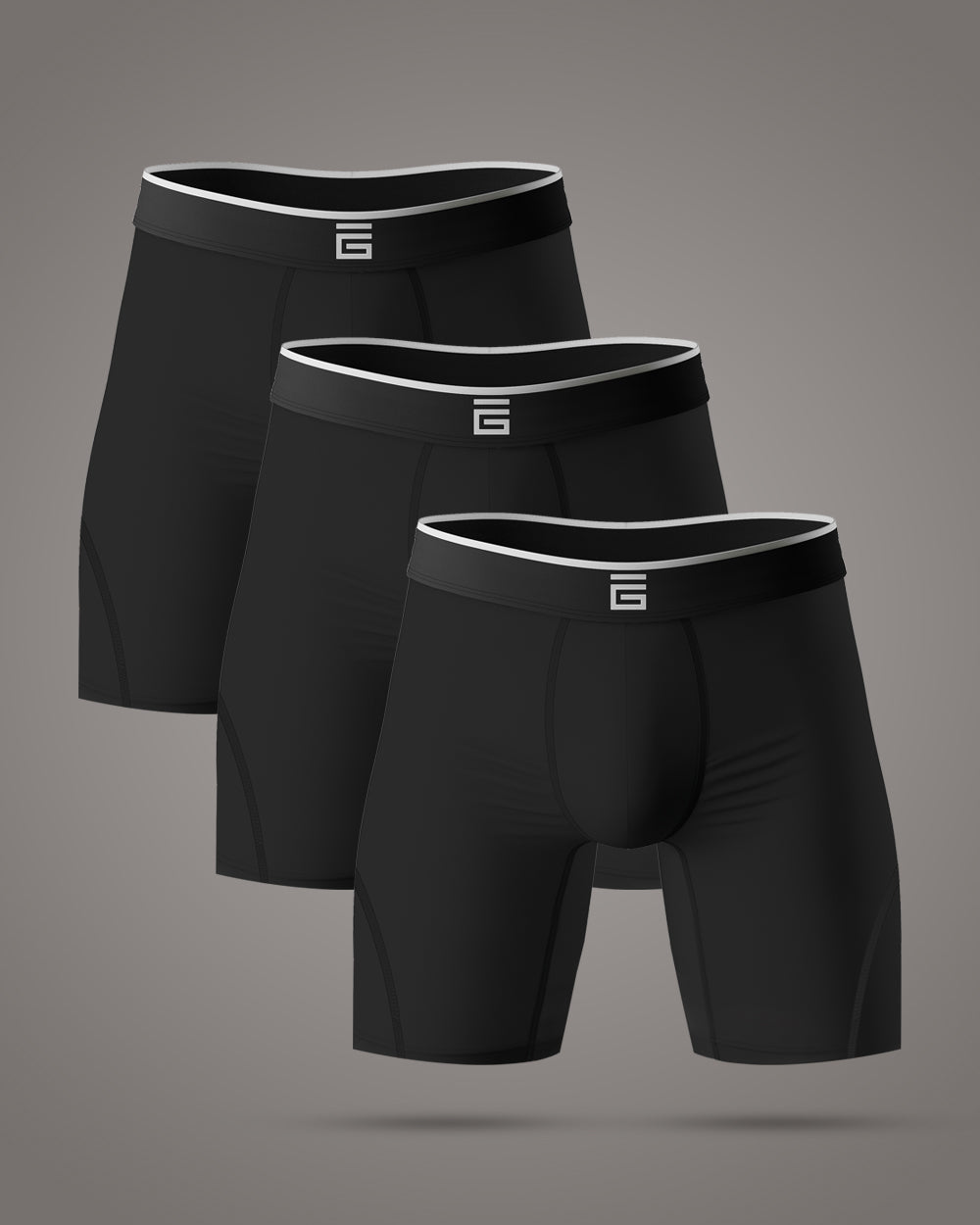 Bamboo Sport Boxer Briefs Long (3 Pack)