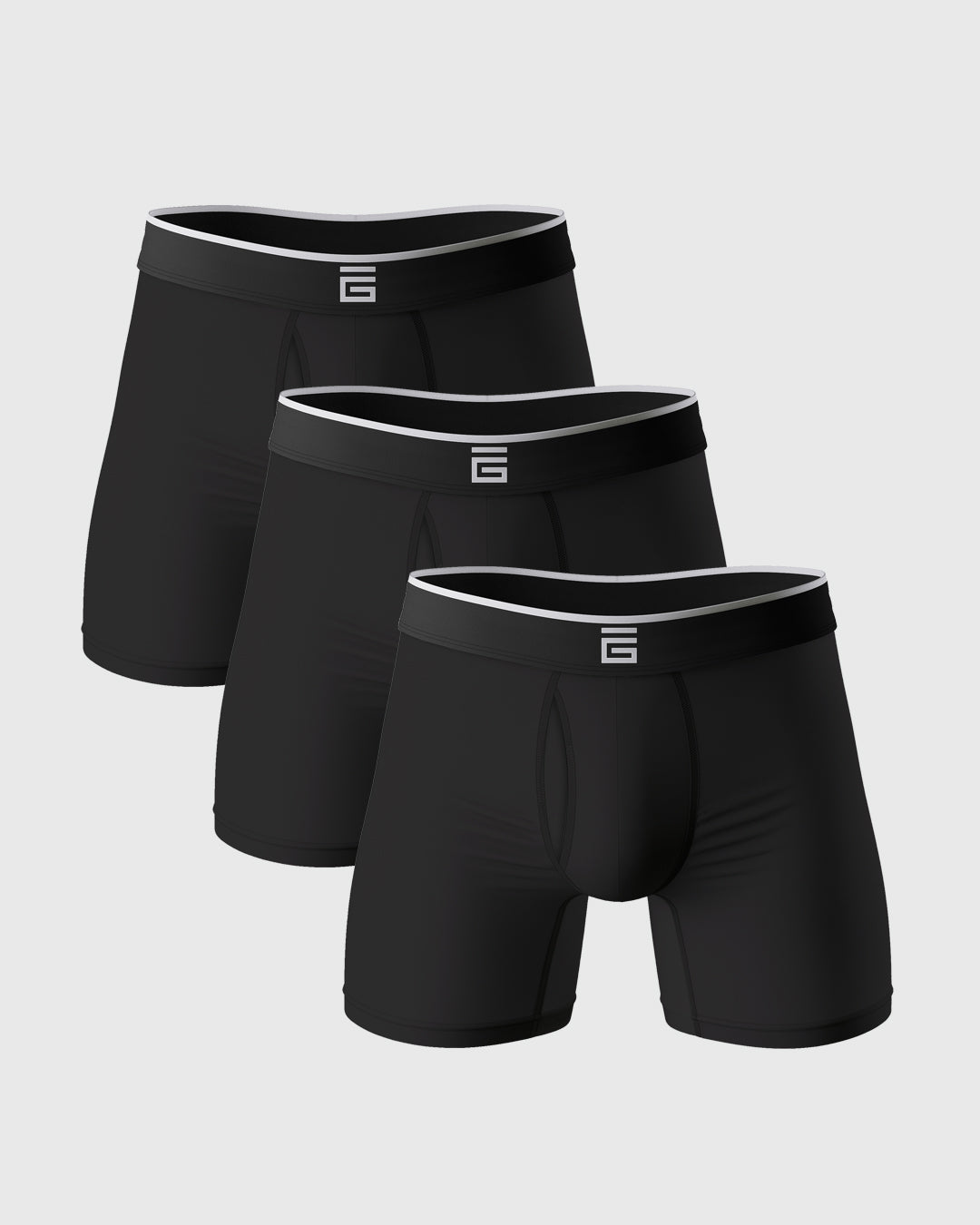 Super-Soft Bamboo Boxer Briefs with Fly (3 Pack)