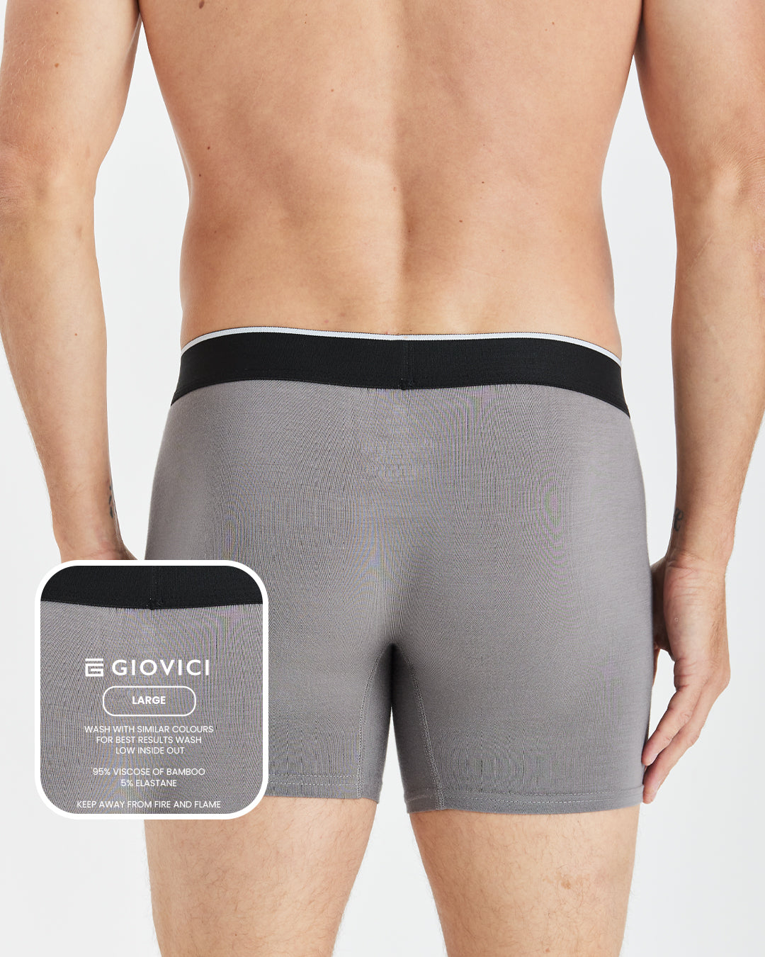 Super Soft Micro-Bamboo Viscose™ Boxer Briefs (3 Pack)