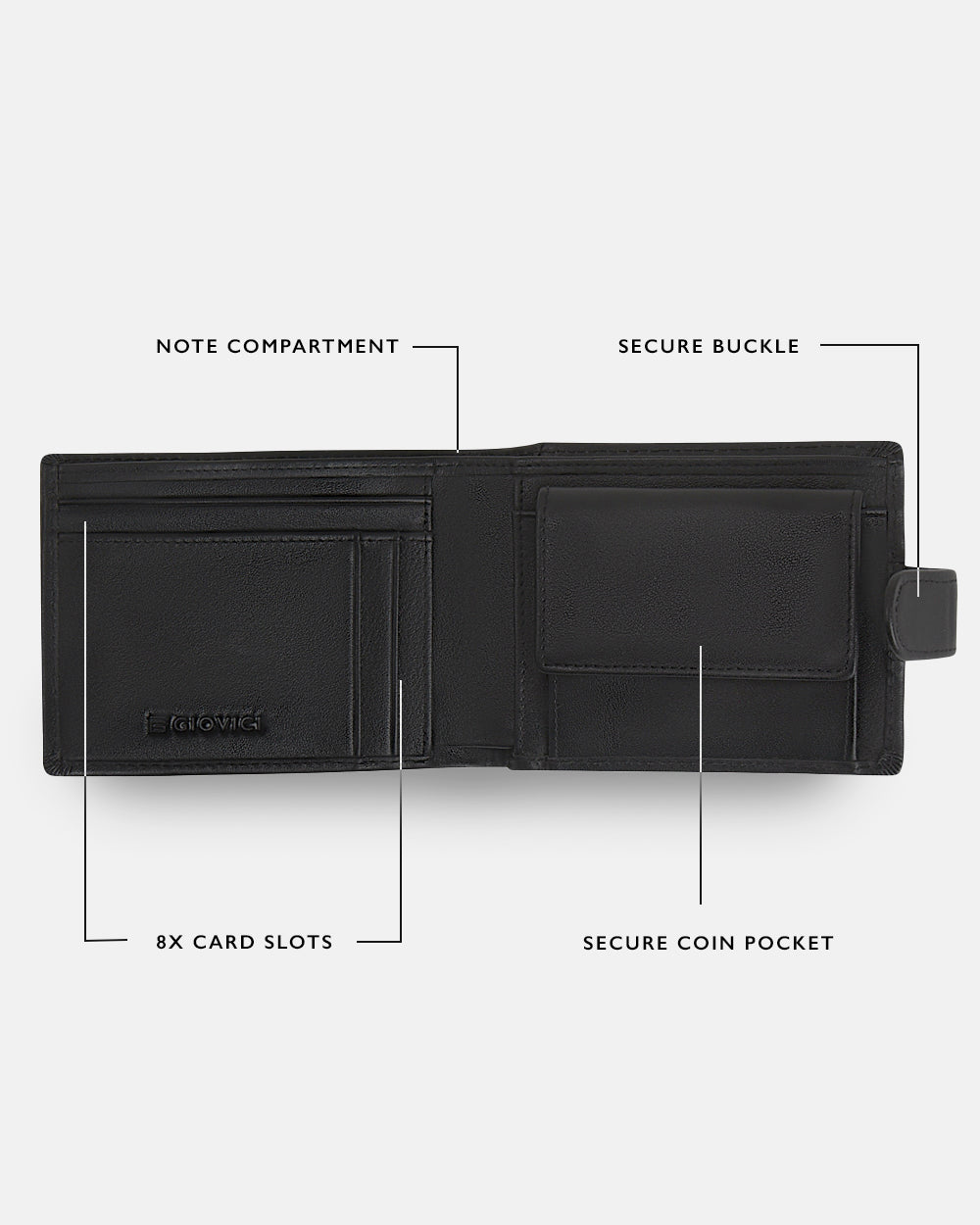 Premium Bi-Fold Leather Wallet