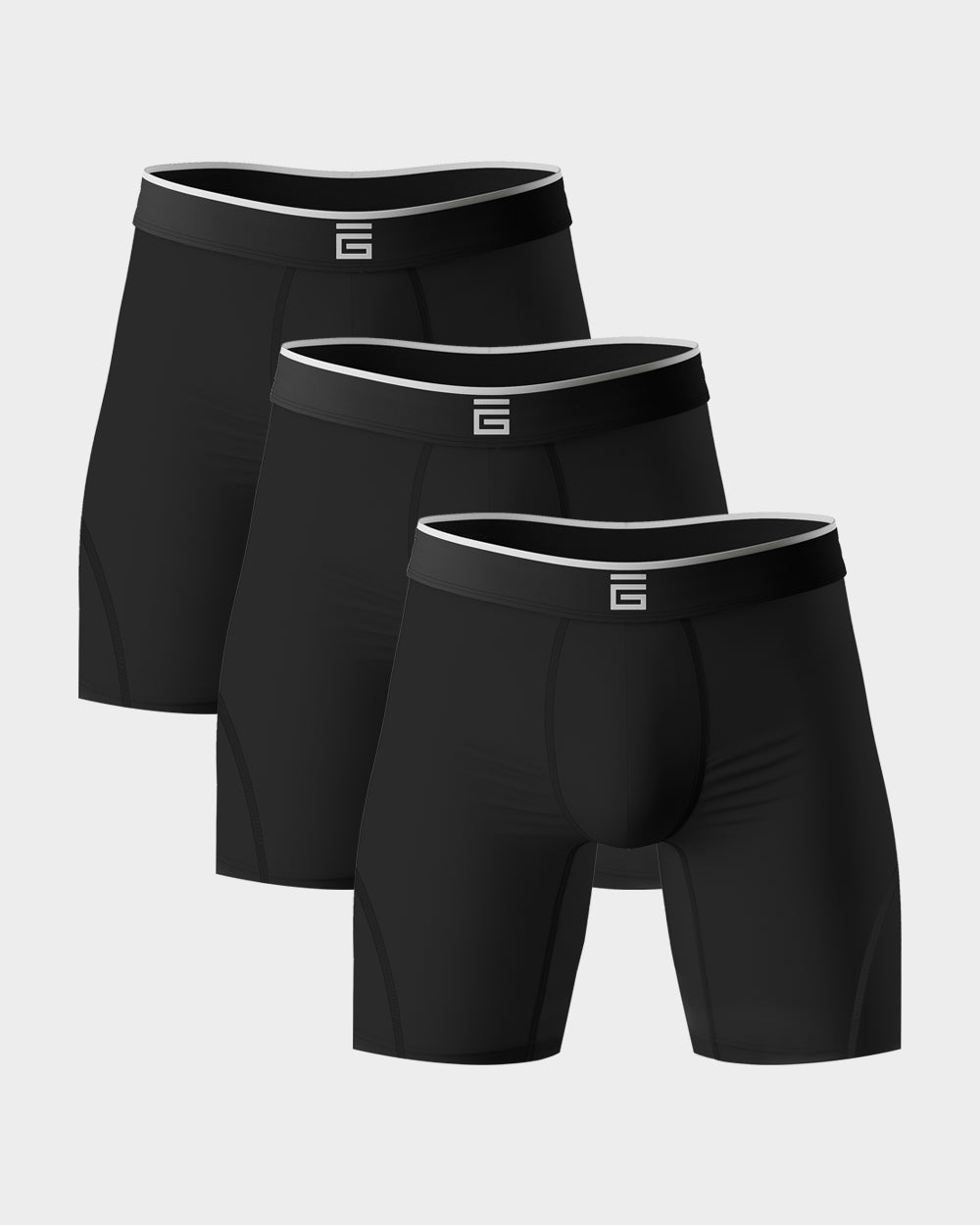 Bamboo Sport Boxer Briefs Long (3 Pack)