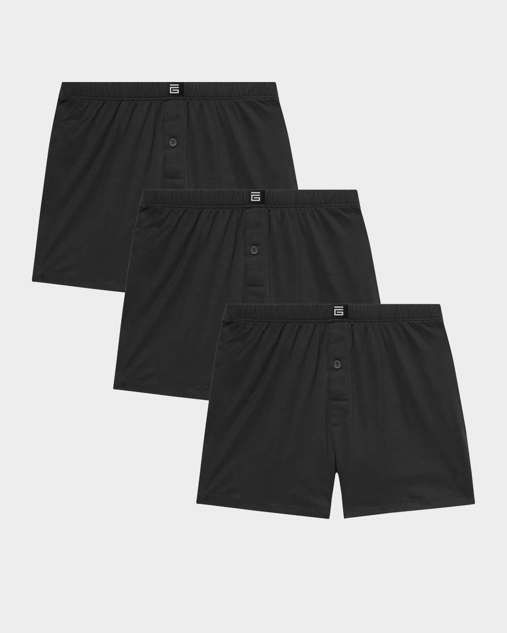 Loose Fit Cotton Boxers (3 Pack)